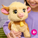 FurReal Plush Toy Interactive Pet Maggie the Feed & Follow Cow