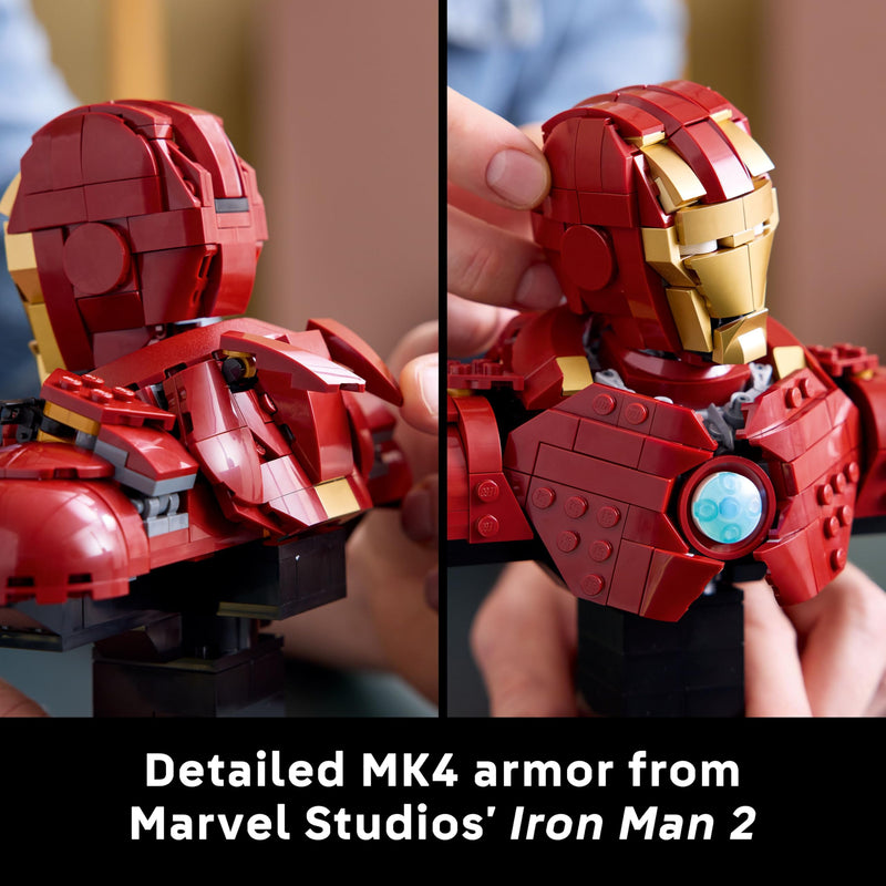 LEGO Marvel 76327 Iron Man MK4 Bust Set for Adults