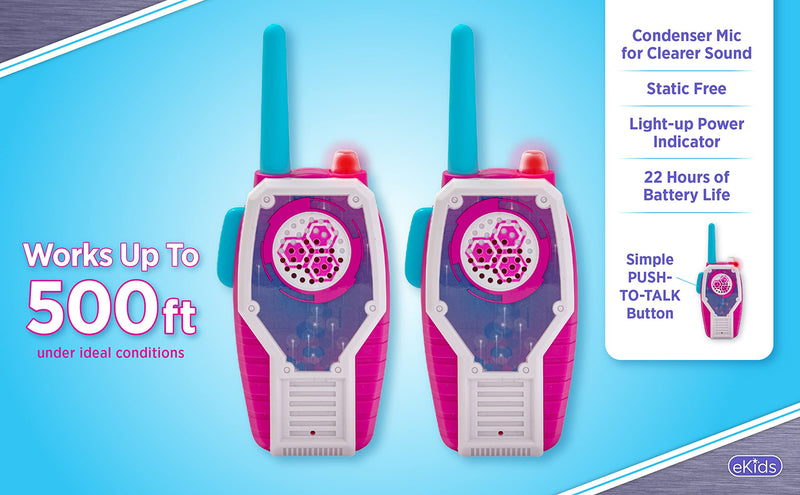 eKids Pink Walkie Talkies
