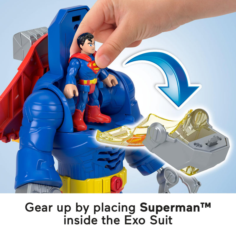 Imaginext DC Super Friends Superman Insider & Exo Suit Set