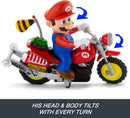 Hot Wheels Mario Wheelie Motocross RC, Remote-Control Motorcycle