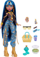 Monster High Cleo De Nile Fashion Doll with Hissette Pet & 7 Accessories