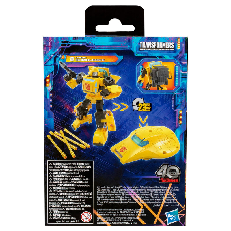 Transformers Legacy United Action Figure Deluxe Origin Bumblebee
