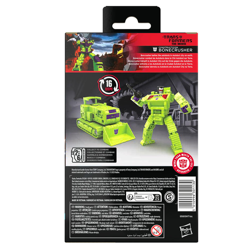 Transformers Studio Series Action Figure Transformers: The Movie Deluxe Bonecrusher
