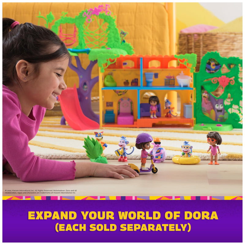 Dora Explore & Play Rainforest Casita Playset with Figures & Sounds