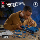 Mattel Brick Shop Hot Wheels Mercedes-Benz 300 SL Building Set 1600 Pieces