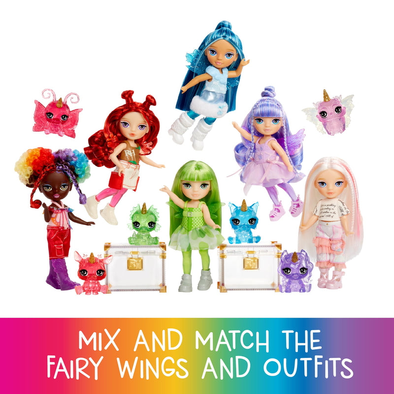 Rainbow High Littles Rainbow Fantasy Fairies Doll Sapphire Bradshaw