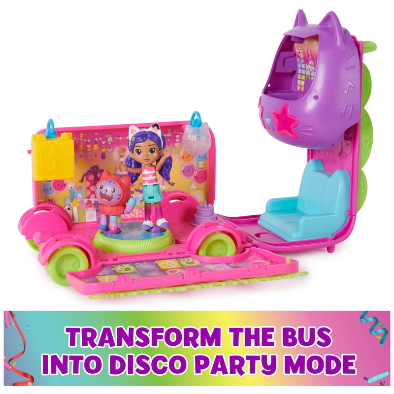 Gabby's Dollhouse Purrfect Party Bus Set