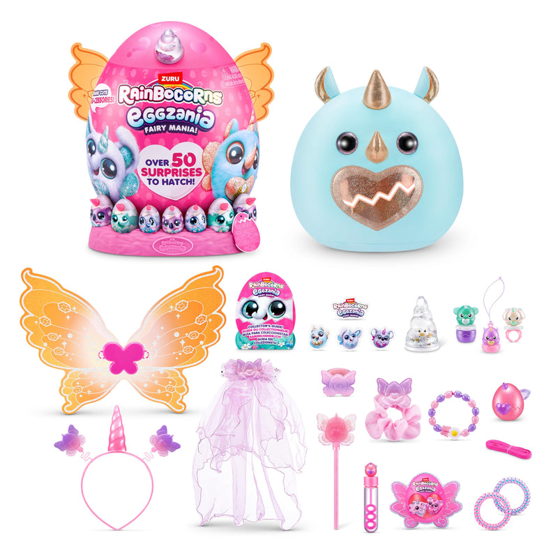 Rainbocorns by ZURU Eggzania Fairy Mania Mini Surprise Plush Egg Flossiana