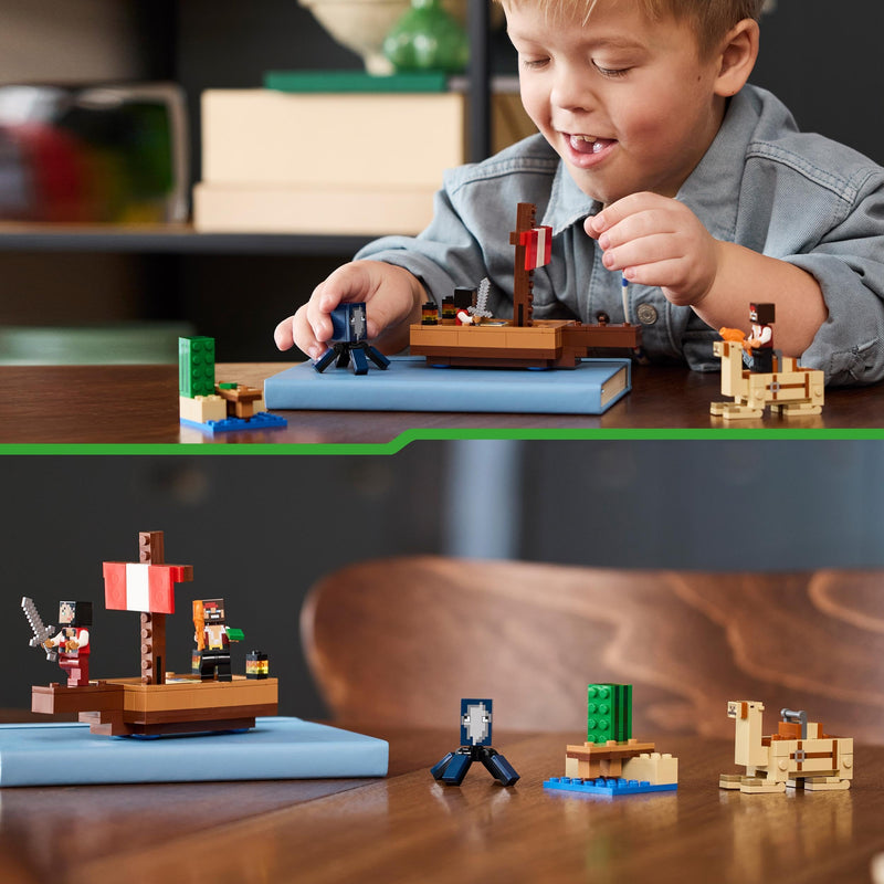 LEGO Minecraft 21259 The Pirate Ship Voyage Set
