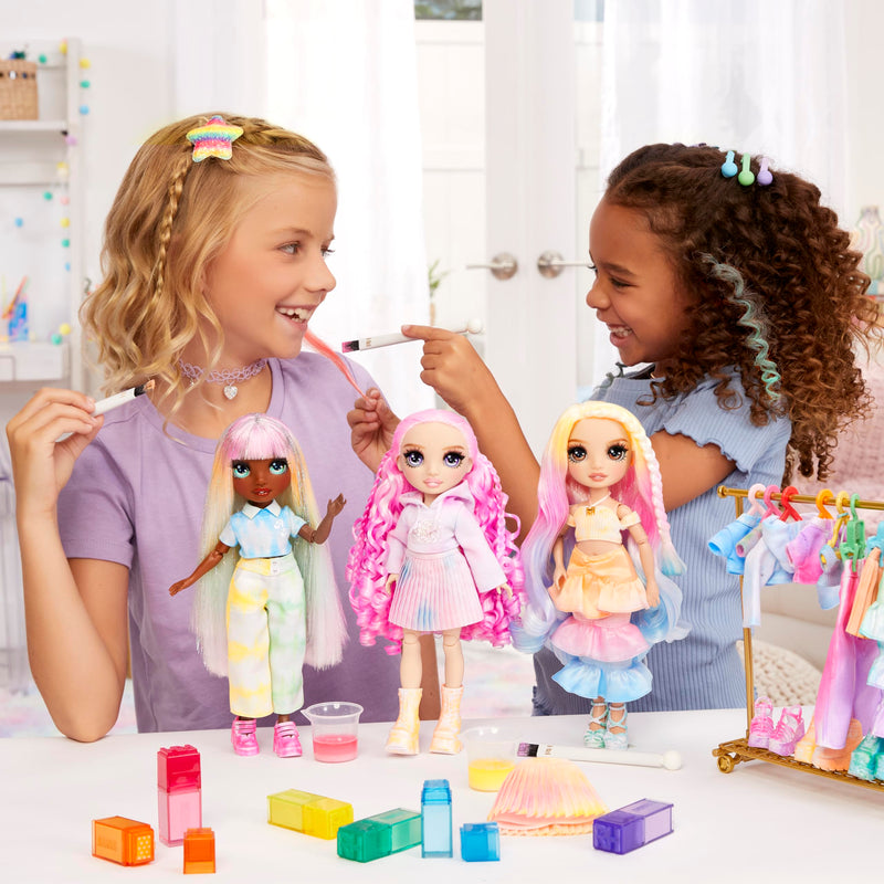 Rainbow High Color & Create Doll DIY Purple Eyes