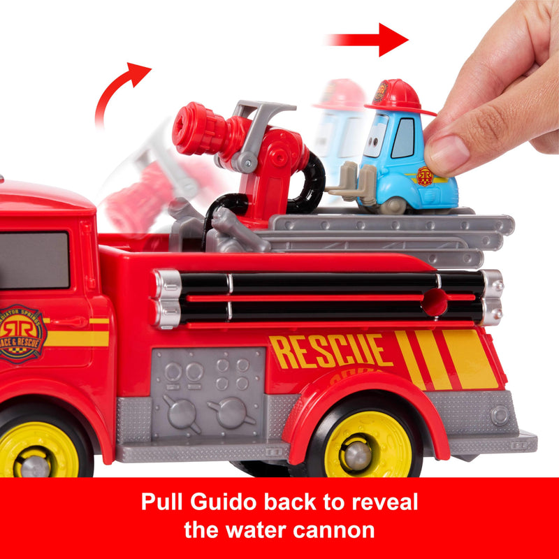 Disney Pixar Cars Race & Rescue Fire Fighting Fire Truck Playset