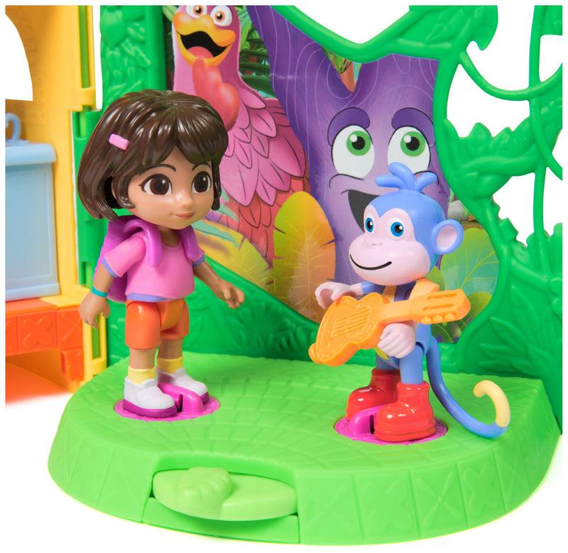 Dora Explore & Play Rainforest Casita Playset with Figures & Sounds