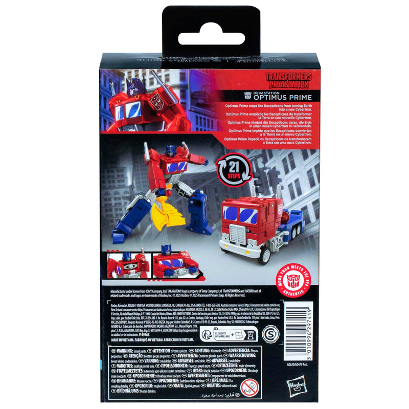 Transformers Studio Series Action Figure Devastation Deluxe Optimus Prime
