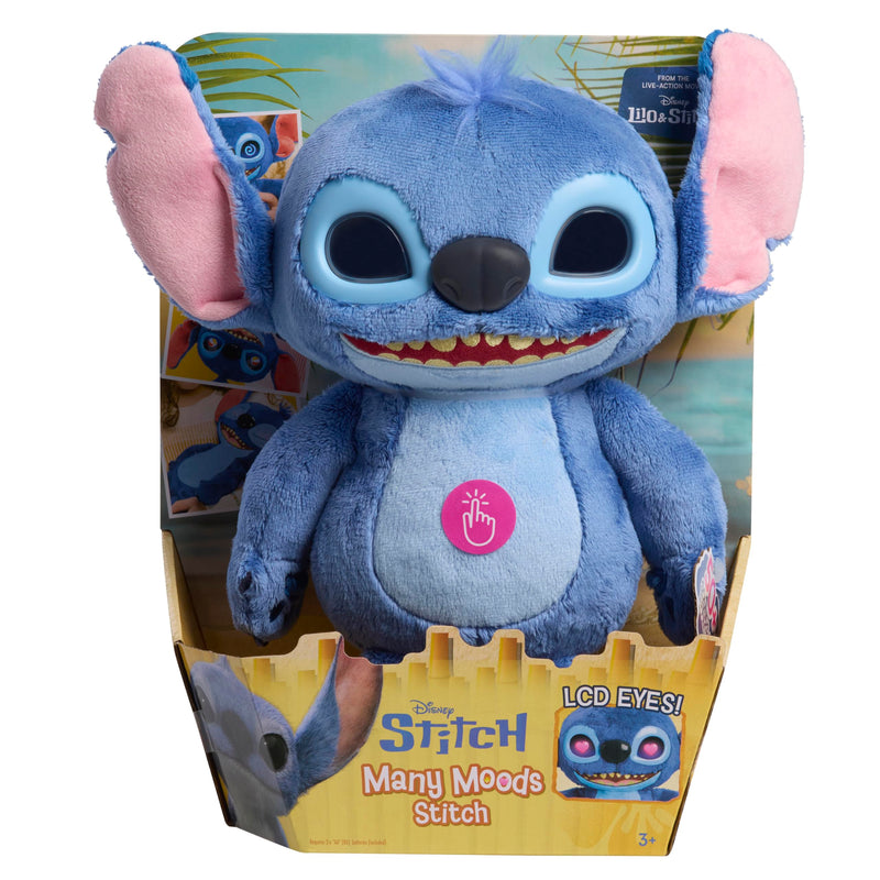 Disney Stitch Many Moods Stitch 35cm Interactive Plush Soft Toy