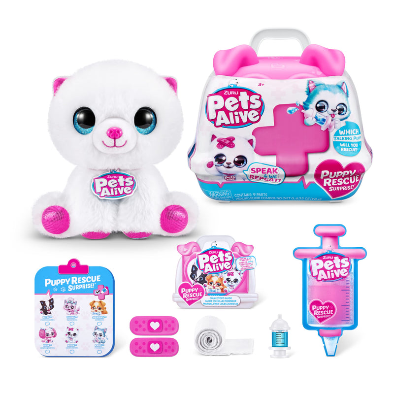 Pets Alive by ZURU Puppy Rescue Surprise Plush Set Assortment