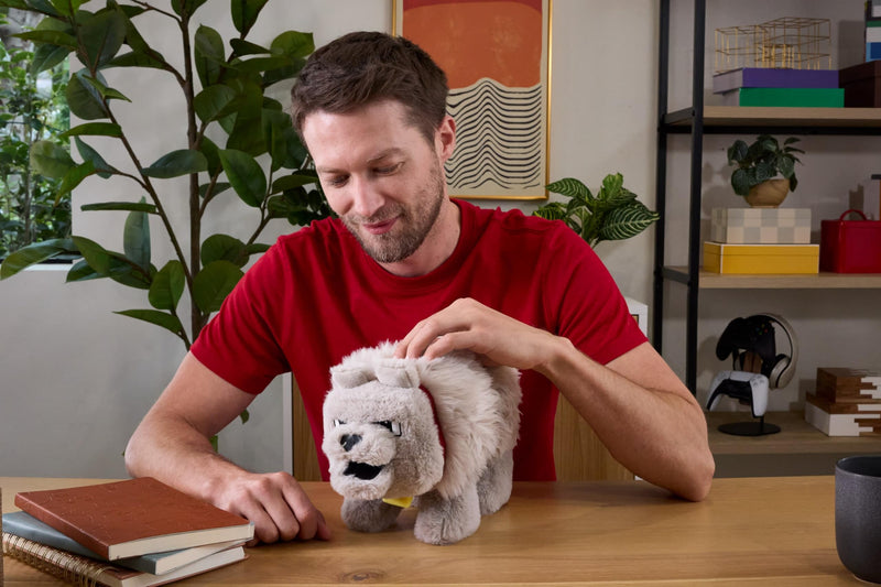 Minecraft Movie Interactive Plush Dennis the Wolf