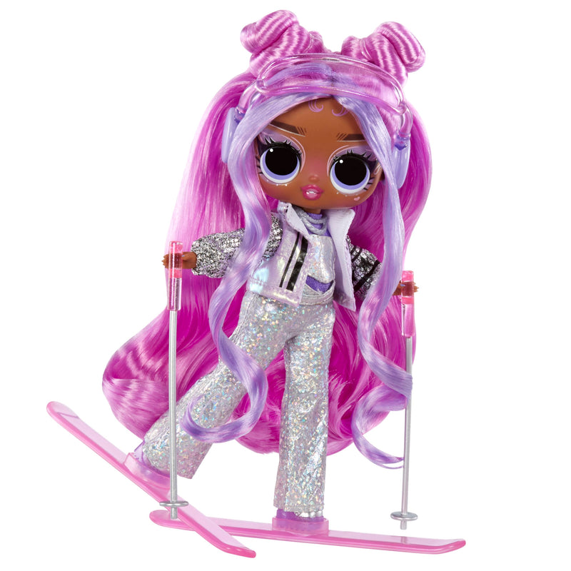 L.O.L. Surprise! Tweens Winter Snow Fashion Doll - Violet Snow with Colour-Changing Skis and 10+ Frosty Parts and Accessories, Gift for Children from 4 Years