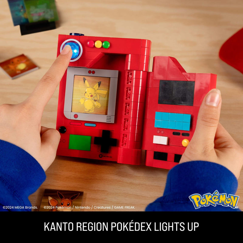 MEGA Building Blocks Pokémon Kanto Region Pokédex 322 Piece Set