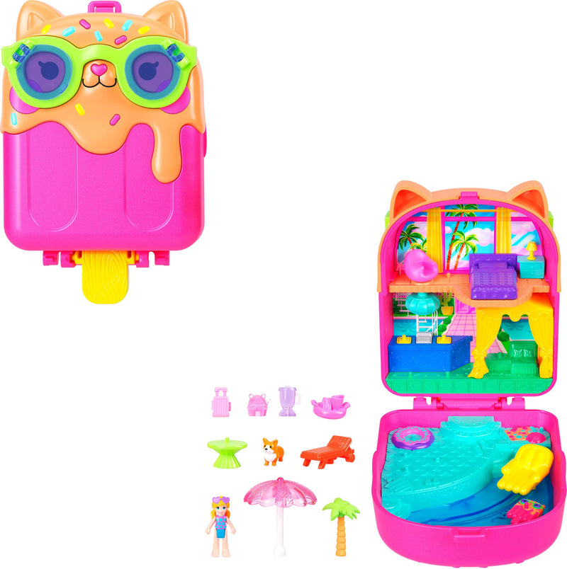 Polly Pocket Kitty Popsicle Resort Compact