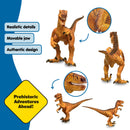 Schleich Velociraptor Dinosaur Figure with Movable Jaw Realistic Dino Toy