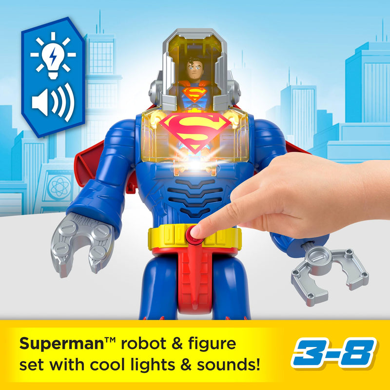 Imaginext DC Super Friends Superman Insider & Exo Suit Set