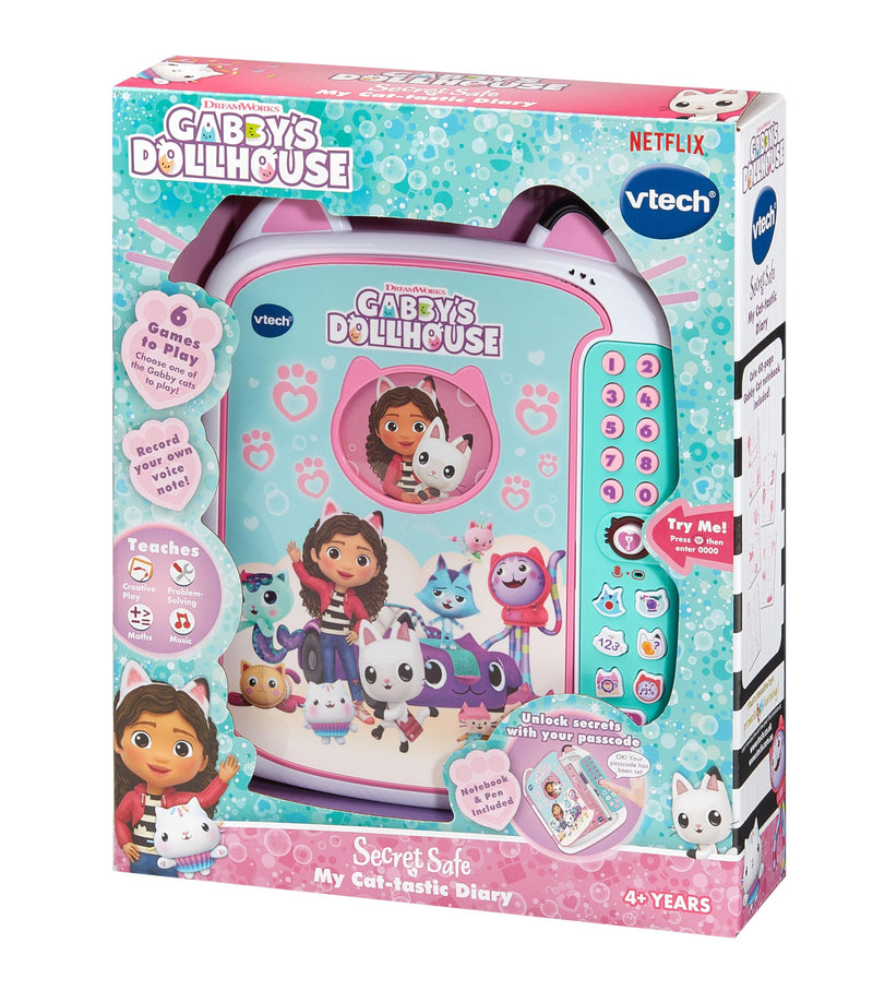 VTech Gabby's Dollhouse Secret Safe My Cat-tastic Diary