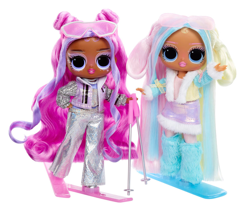 L.O.L. Surprise! Tweens Winter Snow Fashion Doll - Violet Snow with Colour-Changing Skis and 10+ Frosty Parts and Accessories, Gift for Children from 4 Years