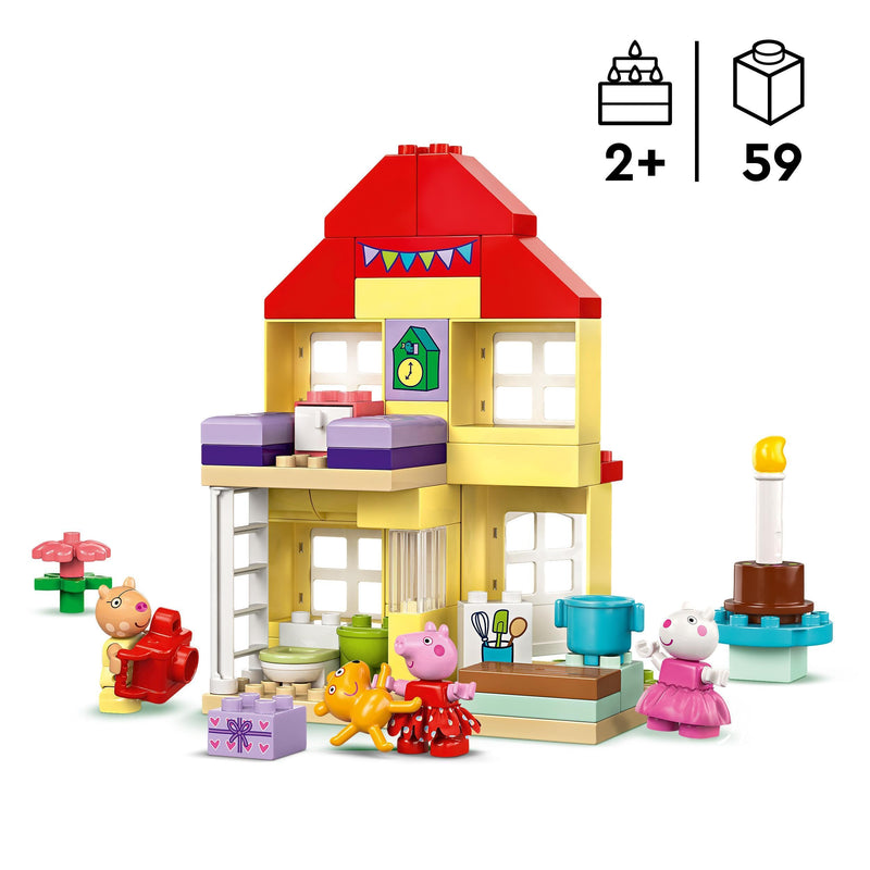LEGO DUPLO 10433 Peppa Pig Birthday House Playset