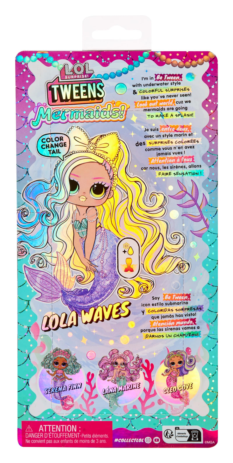 L.O.L. Surprise! Doll Tweens Mermaids Lola Waves