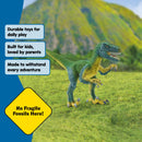 Schleich Velociraptor Figure with Movable Jaw Realistic Dinosaur Toy 14585