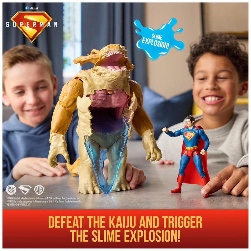 New Superman Set Kaiju Slime Battle Super Hero Playset