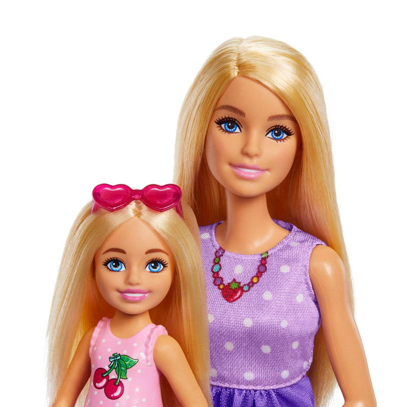 Barbie Family & Friend Malibu and Chelsea Dolls 2 Pack