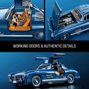 Mattel Brick Shop Hot Wheels Mercedes-Benz 300 SL Building Set 1600 Pieces