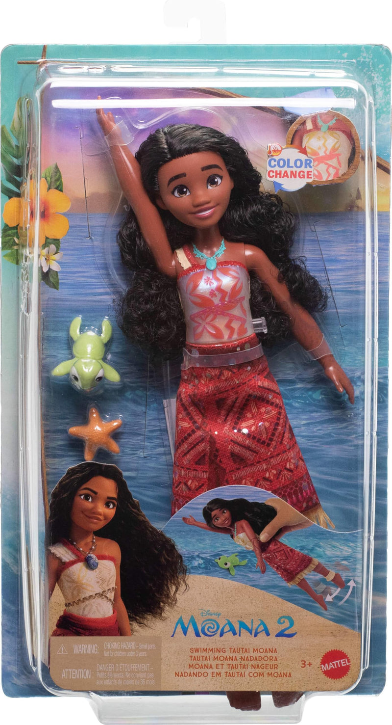 Disney Moana 2 Swimming Moana Doll