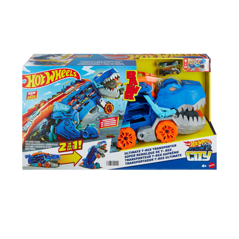 Hot Wheels City Let's Race Netflix - Ultimate T-Rex Transporter