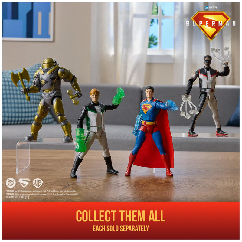 15cm Epic Strike Superman Figure with Power-Up Accessories