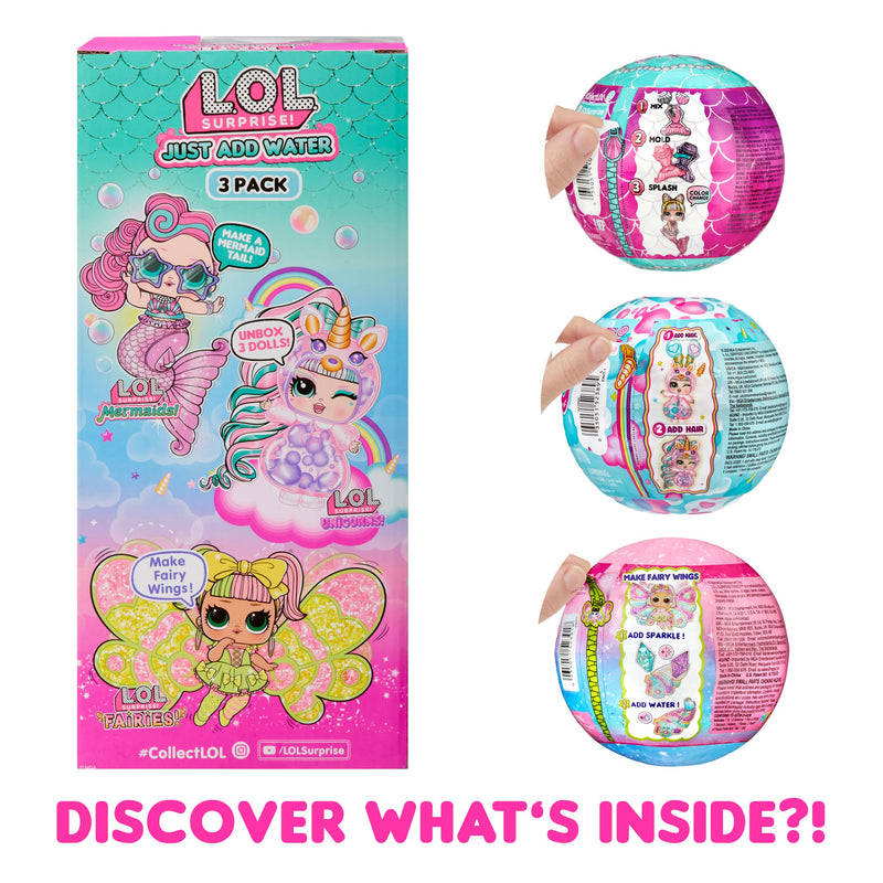 L.O.L. Surprise Just Add Water 3-Pack