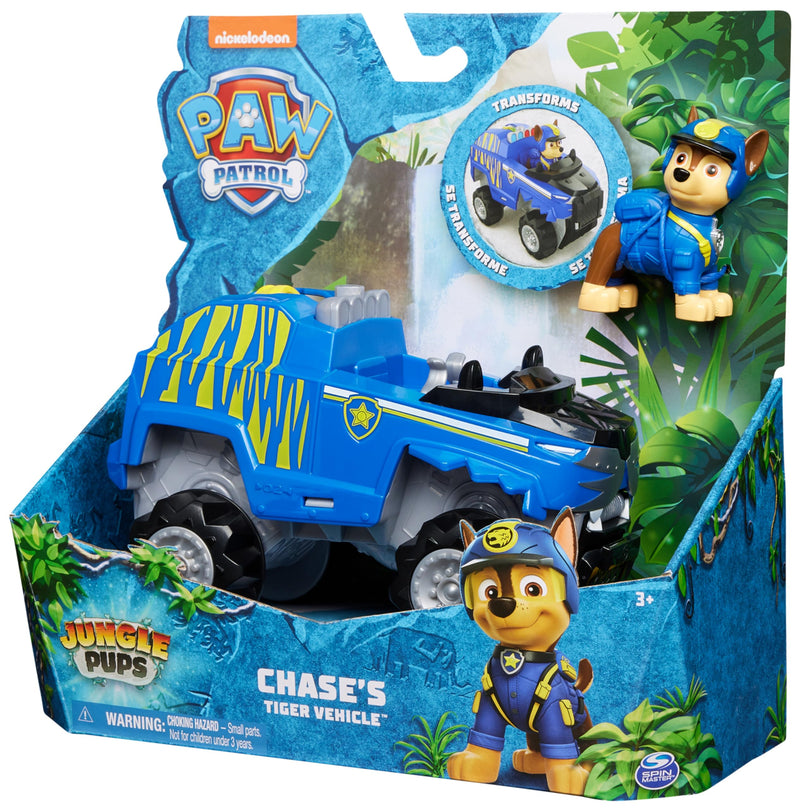 PAW Patrol Jungle Pups - Chase Tiger Rescue Vehicle