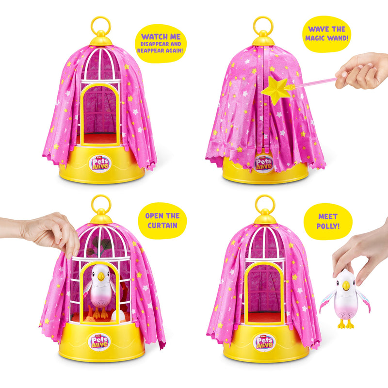 Pets Alive by ZURU Polly the Surprise Magic Bird