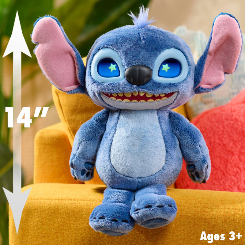 Disney Stitch Many Moods Stitch 35cm Interactive Plush Soft Toy