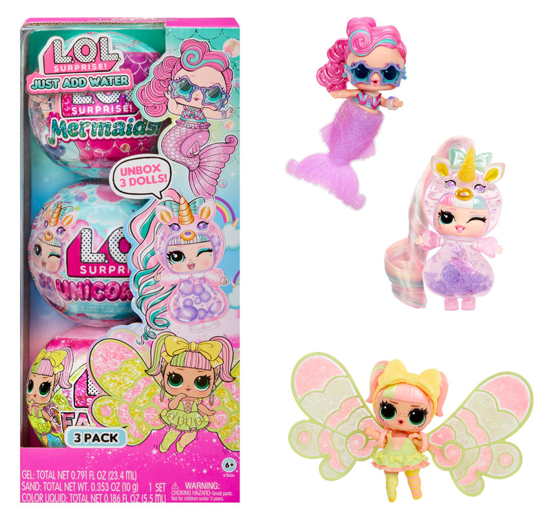 L.O.L. Surprise Just Add Water 3-Pack