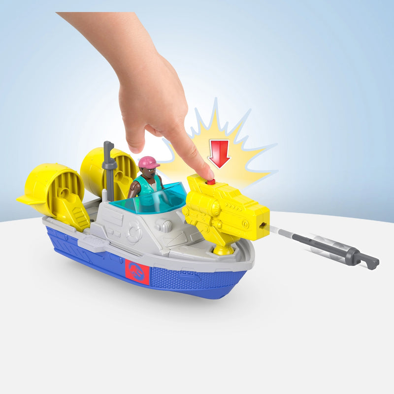 Imaginext Jurassic World Rebirth Playset Aquachomp Chase Mosasaurus