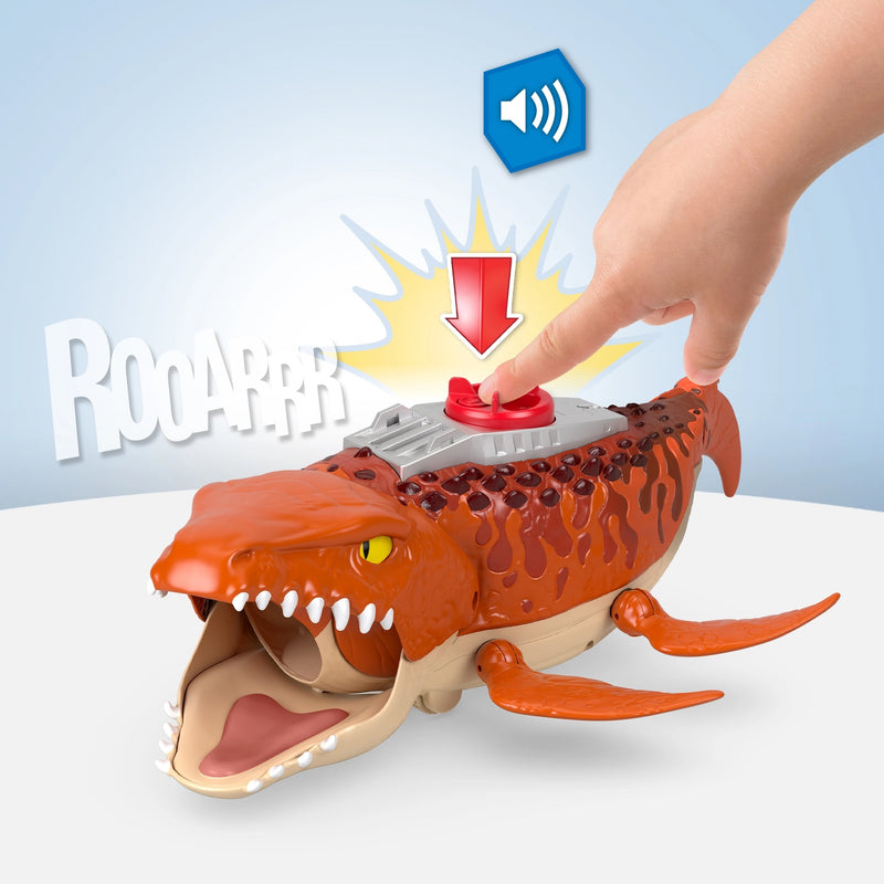 Imaginext Jurassic World Rebirth Playset Aquachomp Chase Mosasaurus