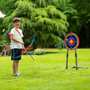 Deluxe Archery Set for Kids – Bow, 5 Arrows, Target & Carry Case Included