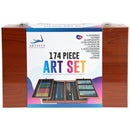 Artists Collection Wooden Box Art Set 175 Pieces
