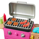 Barbie World Playset Backyard Cookout BBQ Grill