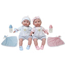 Berenguer Boutique Baby Twins Deluxe Gift set