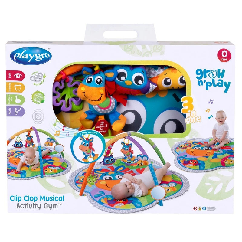 Clip Clop Musical Activity Baby Gym with Lights and Sounds
