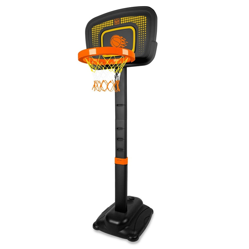 Adjustable Basketball Stand with Ball and Pump